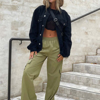 Lista Elastic Pocket Pants Green