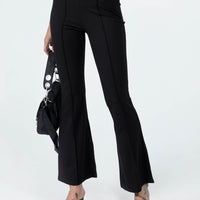 Aggie V Waist Pants Black