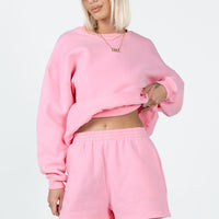 Barclay Track Shorts Pink