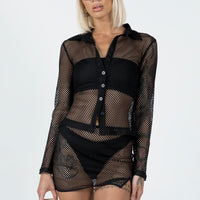 Star Crossed Micro Skirt Black