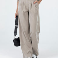Archer Pants Pinstripe Beige