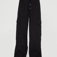Presson Cargo Pants Washed Black