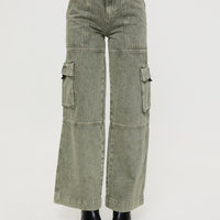 Making History Cargo Jeans Olive