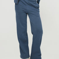 Skiller Side Stripe Track Pants Navy