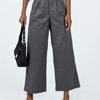 Montez Pants Grey Pinstripe