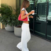 Naylor Wide Leg Jeans Cream Tall