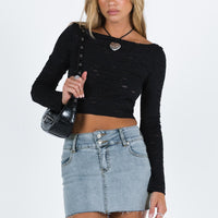 Fanci Denim Mini Skirt