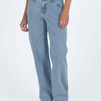 Tami Cargo Jeans Mid Wash Denim