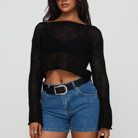 Saldana Shorts Mid Blue Denim