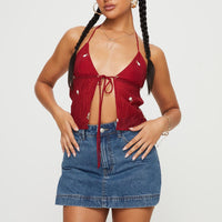 Gazelle Denim Skort Mid Wash