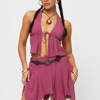 Daco Mini Skirt Rose