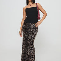 Ergo Maxi Skirt Leopard Tall