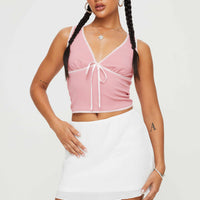 Kennedie Mini Skirt White
