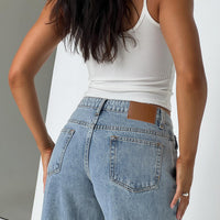 Toby Low Rise Baggy Jeans Light Wash