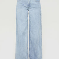 Ramos Low Rise Wide Leg Jeans Light Blue Wash Petite