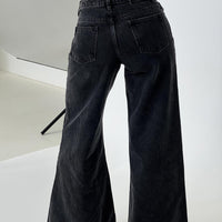 Toby Low Rise Baggy Jeans Charcoal