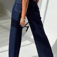Darla Low Rise Straight Jean Dark Wash Petite