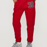 BU Sweatpants Red