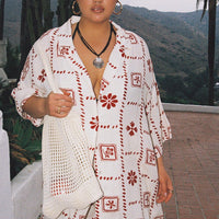 Resortella Set White / Red Curve