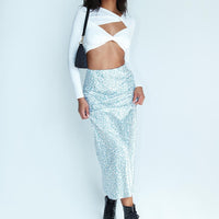 Adah Maxi Skirt Beige