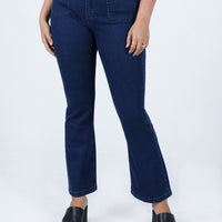 Dalta Mid Rise Flare Denim Jeans