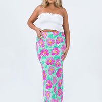 Adah Maxi Skirt Green