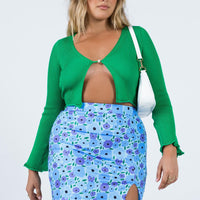Lyon Mini Skirt Blue