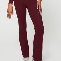 Westaway Pants Burgundy