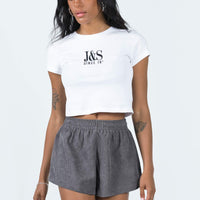 Beach House Shorts Cord Grey