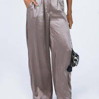 Yasamin Wide Leg Pants Grey