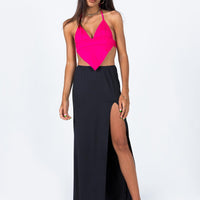 Rosetta Low Rise Maxi Skirt Black
