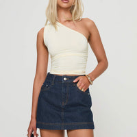 Heuston Denim Skort Dark Wash