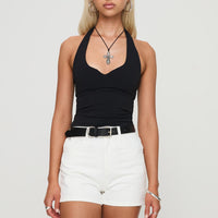 Tropicana Shorts Denim Ecru