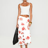 Sun Soaked Midi Skirt Multi