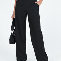 Archie Low Rise Pants Black
