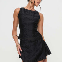 Perilla Mini Skirt Black