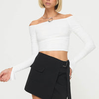 Lawyer Up Mini Skirt Black