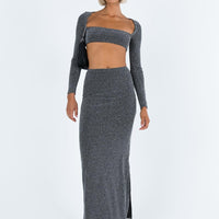 Reina Set Black Glitter