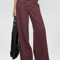 Baccarat Belted Pant Chocolate