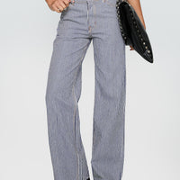 Top Model Jean Navy Stripe