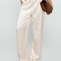 Soulstar Satin Pants Champagne