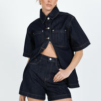 Whitaker Shorts Dark Denim
