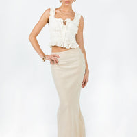 Jodie Maxi Skirt Oatmeal