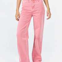Regina Mom Denim Jean Pink