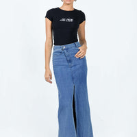 Benetti Midi Denim Skirt