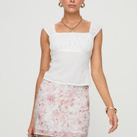 Gemelli Mini Skirt Floral