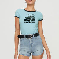 Richardsons Denim Shorts Light Blue Wash