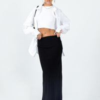 Jodie Maxi Skirt Black Petite