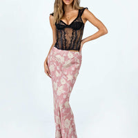 Bettina Floral Maxi Skirt Pink Multi