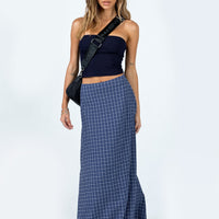 Janee Maxi Skirt Navy